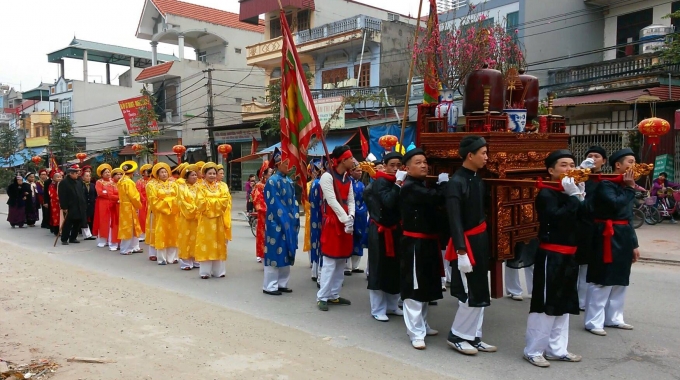 C&aacute;c nghi thức tế lễ tại&nbsp;lễ hội đ&igrave;nh l&agrave;ng Y&ecirc;n X&aacute;.