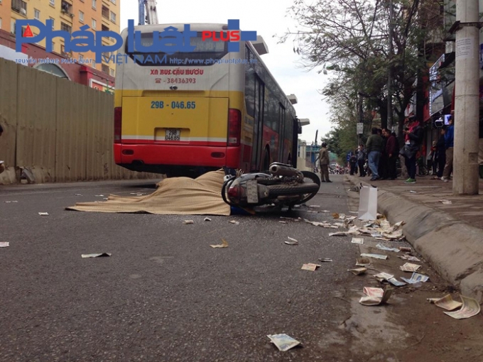 Hiện trường nơi xảy ra sự việc.