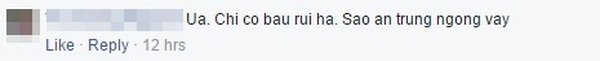 Nhiều fan h&acirc;m mộ tỏ vẻ nghi ngờ rằng Ngọc Trinh đang mang thai. Ảnh: facebook.