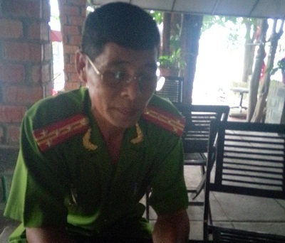 Đại t&aacute; Xu&acirc;n trong một lần giao dịch với &ocirc;ng K về việc &ldquo;chạy&rdquo; 9 chỉ ti&ecirc;u bi&ecirc;n chế.