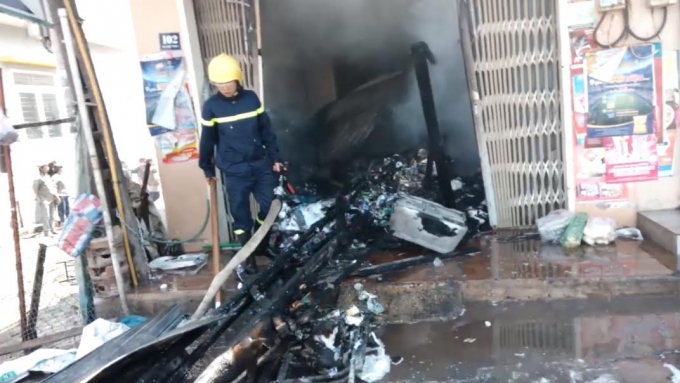 Hiện trường vụ việc.&nbsp;