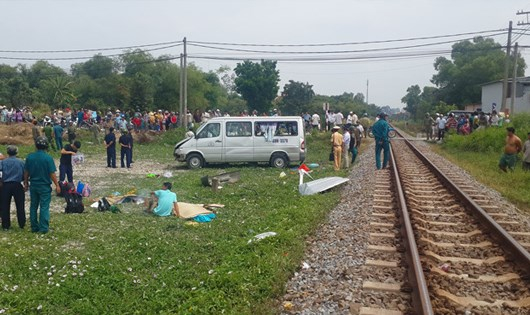 Hiện trường vụ tai nạn.