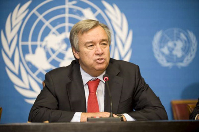 Tổng thư k&yacute; LHQ Antonio Guterres.