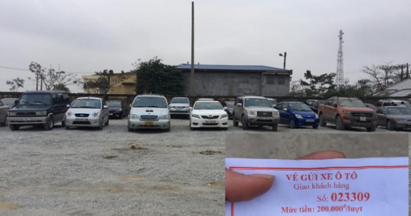 Du khách bị “chặt chém” 200 nghìn đồng cho vài tiếng gửi xe tại Hội chợ Viềng