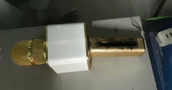 Hà Tĩnh: Karaoke cầm tay phát nổ khi đang sạc