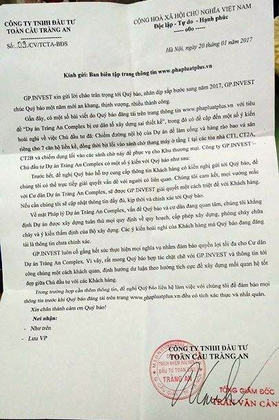 &nbsp;Chủ đầu tư &ldquo;hứa&rdquo; sẽ giải quyết triệt để.