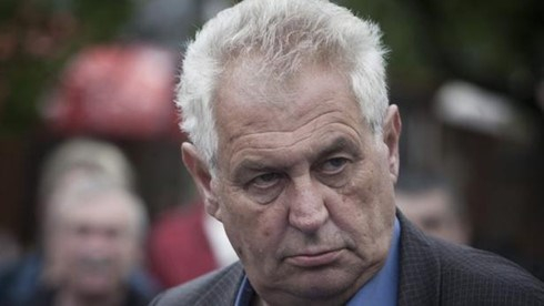 Tổng thống Milos Zeman.