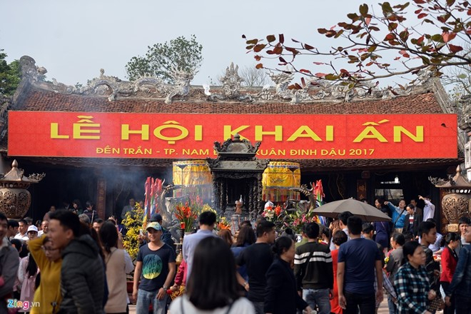 Lễ hội khai ấn Đền Trần - Nam Định. (Ảnh: Internet).