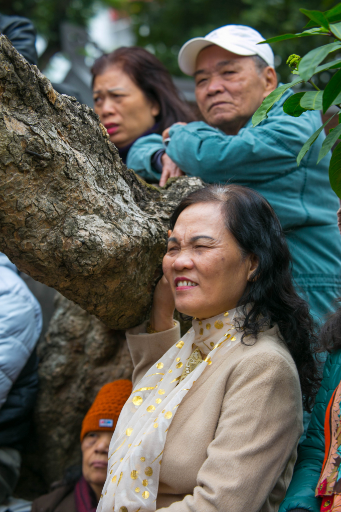 C&aacute;c gốc c&acirc;y ngo&agrave;i s&acirc;n cũng hết chỗ đứng v&igrave; ai cũng muốn được nghe v&agrave; xem c&aacute;c thần tượng thơ của m&igrave;nh.