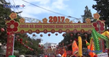 Bình Dương: Hàng ngàn người tham gia rước kiệu Bà