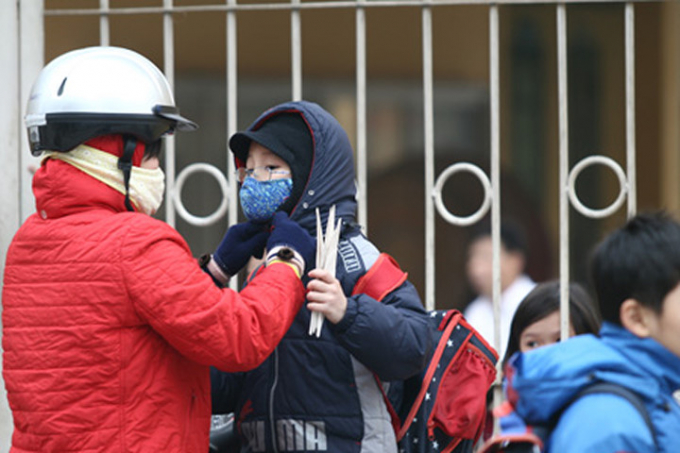 Theo dự b&aacute;o từ Trung t&acirc;m Dự b&aacute;o Kh&iacute; tượng Thủy văn Trung ương, ng&agrave;y 13/2 Bắc Bộ tiếp tục r&eacute;t đậm, c&oacute; nơi c&oacute; mưa r&agrave;o. Ảnh minh họa.