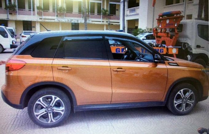 Chiếc xe g&acirc;y tai nạn.