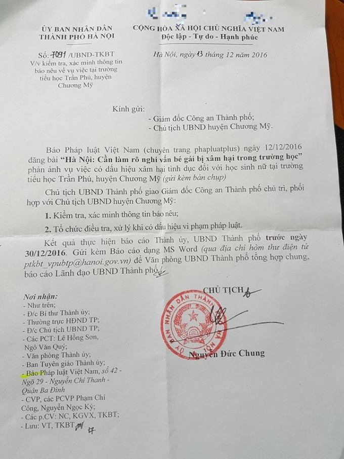 Vụ b&eacute; g&aacute;i bị x&acirc;m hại trong trường học: Kẻ t&igrave;nh nghi vẫn c&ograve;n l&agrave;