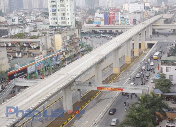 Tuyến đường sắt C&aacute;t Ninh - H&agrave; Đ&ocirc;ng đang trong giai đoạn ho&agrave;n th&agrave;nh.