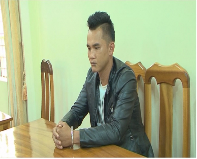 Đối tượng&nbsp;Nguyễn Th&agrave;nh Đức tại cơ quan điều tra.