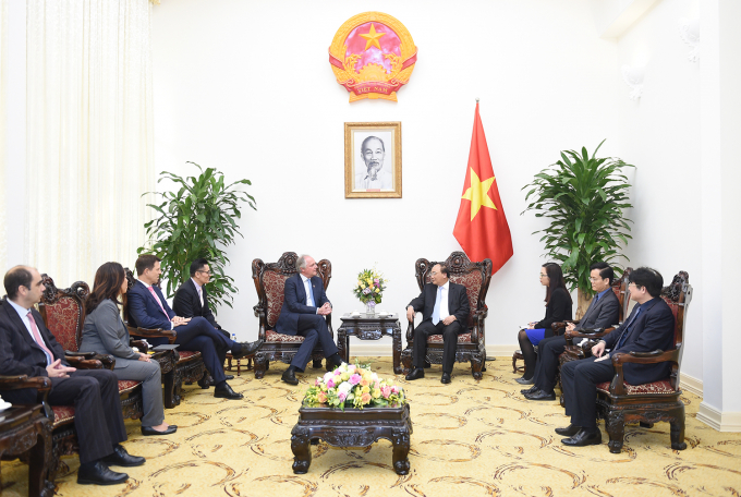 Thủ tướng tiếp tập đo&agrave;n Unilever.