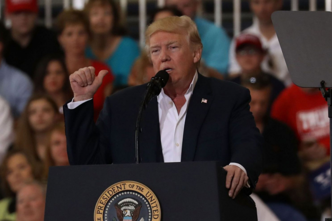 Tổng thống Mỹ Donald Trump. (Ảnh: AFP)