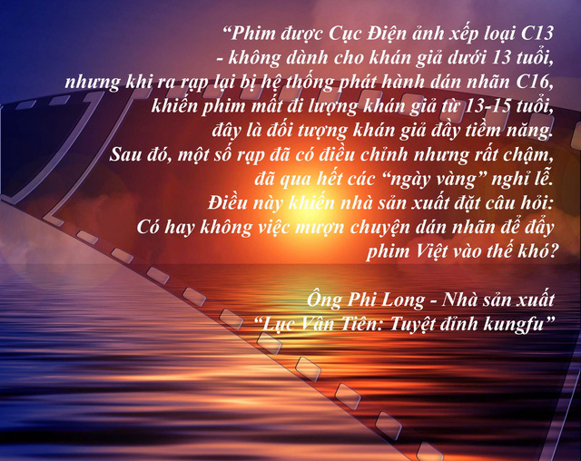 Cục Điện ảnh n&oacute;i g&igrave; về chuyện phim Việt thất thu do bị d&aacute;n nh&atilde;n?&nbsp;- M&ugrave;a phim Tết vừa qua được xem l&agrave; &ldquo;m&ugrave;a&rdquo; ảm đạm v&agrave; tồi tệ nhất của phim Việt khi tất cả c&aacute;c phim đều đạt doanh thu rất thấp, thấp hơn cả những phim nhập ngoại bị ch&ecirc; dở. Vậy đ&acirc;u l&agrave; nguy&ecirc;n nh&acirc;n khiến phim Việt thất bại thảm hại đến thế?