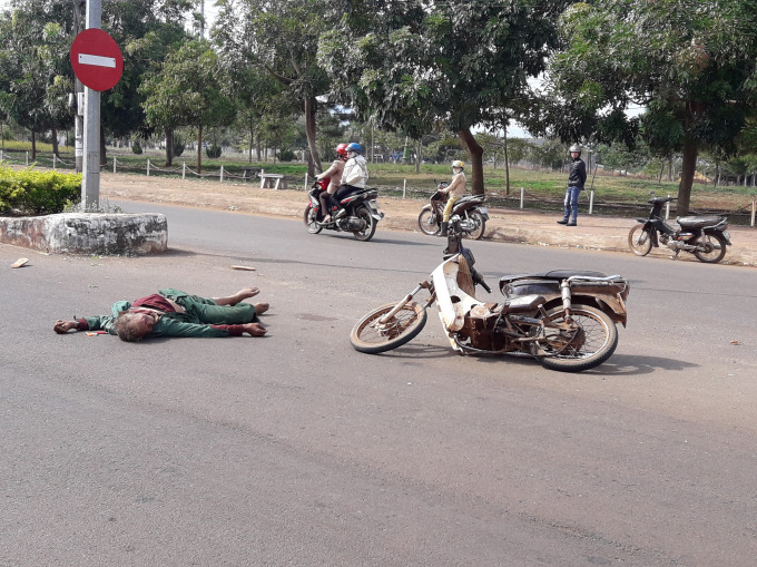 C&uacute; va chạm mạnh khiến nạn nh&acirc;n chết tại chổ