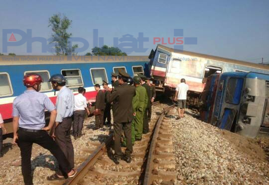 Hiện trường vụ tai nạn. Ảnh: Đăng Hậu.