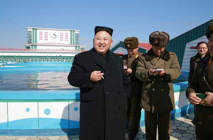 Nụ cười tươi nở tr&ecirc;n khu&ocirc;n mặt của nh&agrave; l&atilde;nh đạo Triều Ti&ecirc;n. (Ảnh:&nbsp;Rodong Sinmun)