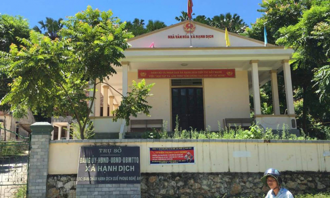 X&atilde; Hạnh Dịch - nơi c&oacute; nhiều học sinh bị suy thận nặng. Ảnh: Quốc Huy