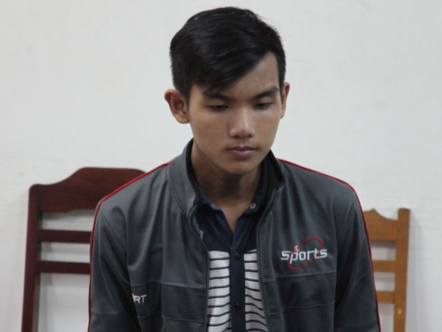 Nam sinh vi&ecirc;n Dương Hồ Vũ, người quay l&eacute;n nữ sinh tắm để tống tiền. (Ảnh do C&ocirc;ng an cung cấp)