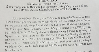 Dự án tại phường Cầu Diễn của Xuân Hòa đủ giấy phép để triển khai theo quy định