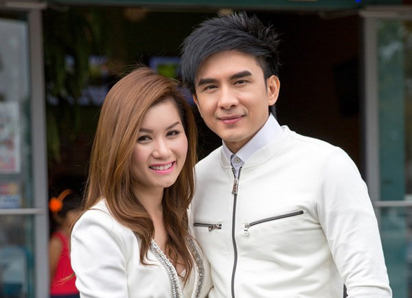 Vợ chồng ca sĩ Đan Trường.
