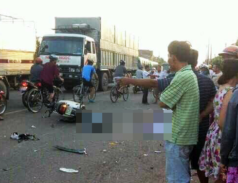 Hiện trường vụ tai nạn. Ảnh: Facebook Người Đồng Nai