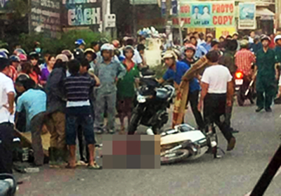 Hiện trường vụ tai nạn. Ảnh: Facebook Người Đồng Nai