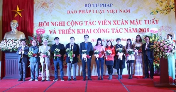 Báo Pháp luật Việt Nam gặp mặt Cộng tác viên và triển khai công tác năm 2018