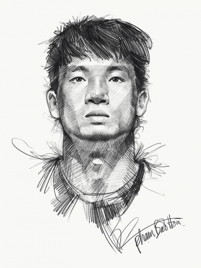 Ai trong đội b&oacute;ng c&oacute; được cơ bụng 8 m&uacute;i? Chắc chỉ c&oacute; m&igrave;nh hậu vệ B&ugrave;i Tiến Dũng th&ocirc;i!