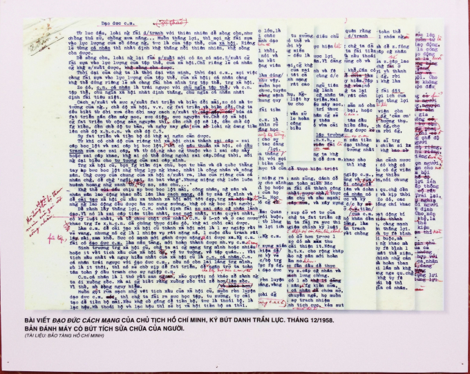 &nbsp;Triển l&atilde;m g&oacute;p phần giới thiệu một trong những di sản Người để lại cho d&acirc;n tộc Việt Nam, đ&oacute; l&agrave; tư tưởng, đạo đức, phong c&aacute;ch Hồ Ch&iacute; Minh.