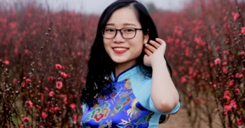 Đến vườn đào Nhật Tân dịp cuối năm