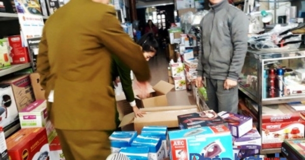 Vĩnh Phúc: Phát hiện cửa hàng đồ điện gia dụng bán hàng “trôi nổi”, không rõ nguồn gốc