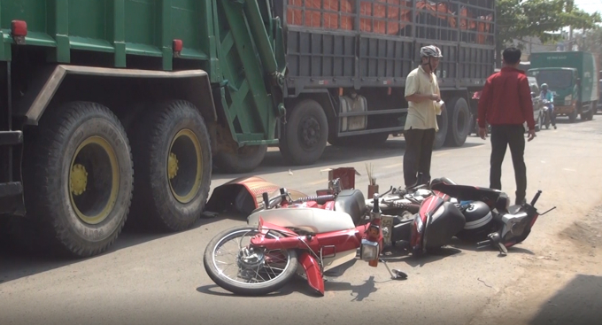 Hiện trường vụ tai nạn