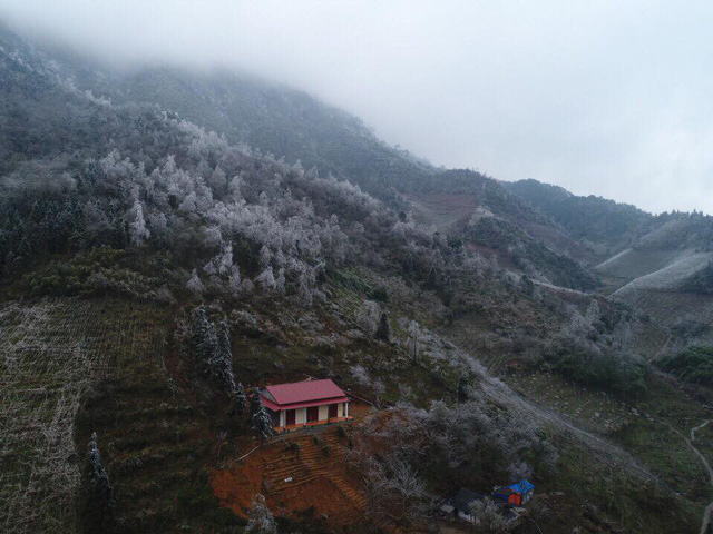 H&igrave;nh ảnh Sa Pa ch&igrave;m trong băng gi&aacute; ng&agrave;y cận Tết