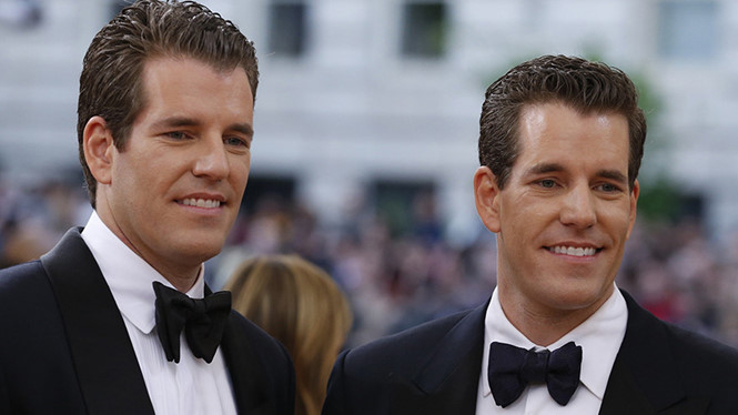 Cameron v&agrave; Tyler Winklevoss