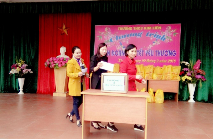 Nghệ An: Trường THCS Kim Li&ecirc;n (Nam Đ&agrave;n) tổ chức chương tr&igrave;nh