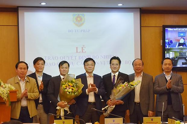 Bộ Tư ph&aacute;p bổ nhiệm L&atilde;nh đạo cấp Vụ