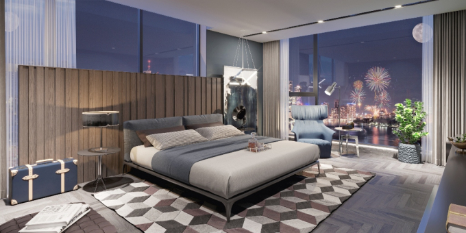 Cho&aacute;ng ngợp với kh&ocirc;ng gian nội thất đầy c&aacute; t&iacute;nh của căn hộ đẳng cấp b&ecirc;n Hồ T&acirc;y