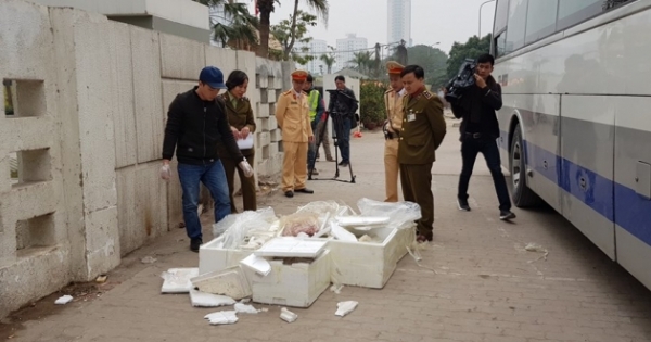 Bắt xe khách chở số lượng khủng nội tạng bẩn đi tiêu thụ