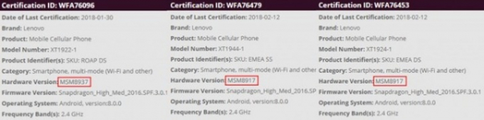 Moto G6 series sẽ c&oacute; m&agrave;n h&igrave;nh 18:9 với viền mỏng hơn, lộ chip sử dụng cho G6 Play
