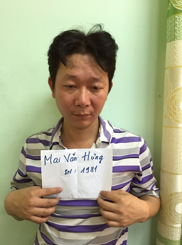 Đối tượng Hưng bị bắt giữ sau 13 năm lẩn trốn (Ảnh: C&ocirc;ng an B&igrave;nh Dương).