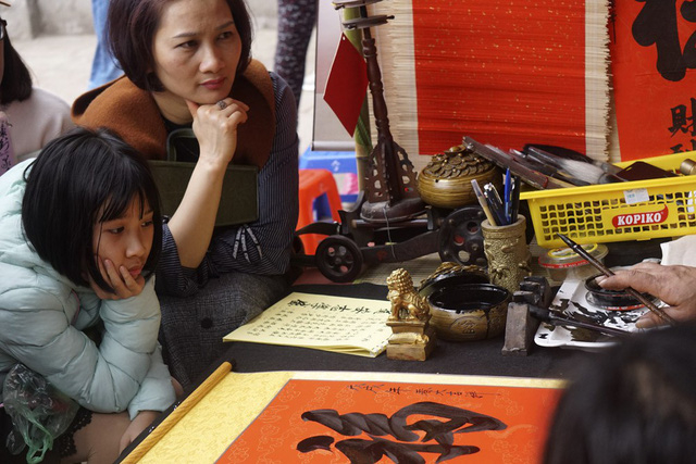 Khu vực Hồ Văn l&agrave; nơi diễn ra Hội chữ xu&acirc;n khai mạc từ 9/2 với với 63