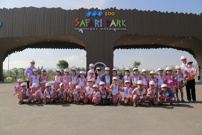 &nbsp;FLC Zoo Safari Park được c&aacute;c em nhỏ y&ecirc;u th&iacute;ch