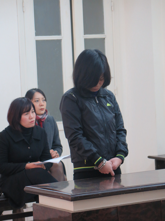 Bị c&aacute;o Nguyễn Thị Thanh Mai tại phi&ecirc;n t&ograve;a ph&uacute;c thẩm.