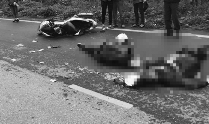 Hiện trường nơi xảy ra vụ việc.