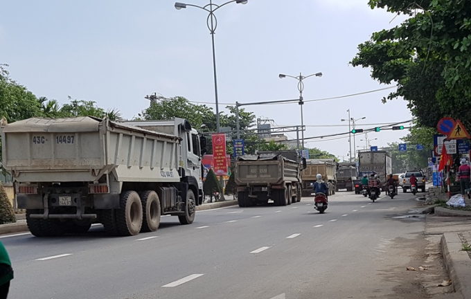 Đ&agrave; Nẵng sẽ cấm xe đầu k&eacute;o di chuyển tr&ecirc;n 1 số đoạn thuộc trục quốc lộ 14B từ khoảng 16h30 đến 18h30'. Ảnh: atgt.vn.